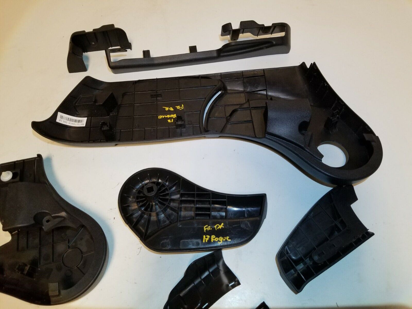 16 17 18 19 Nissan Rogue Front Left Dr Seat Side Cover Trim 6pcs OEM 36k Miles