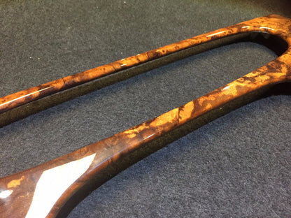 04 05 06 09 Jaguar Xj8 Dash Instrument Panel Cluster Bezel Wood Trim OEM