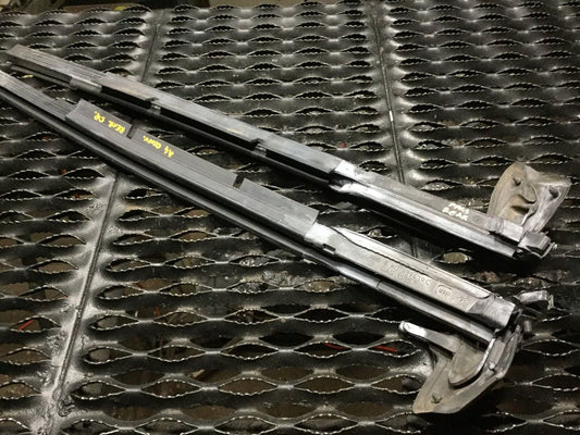 03 04 05 06 Audi A4 B6 Cabrio Inner Window Slot Seal Trim Left & Right Pair OEM