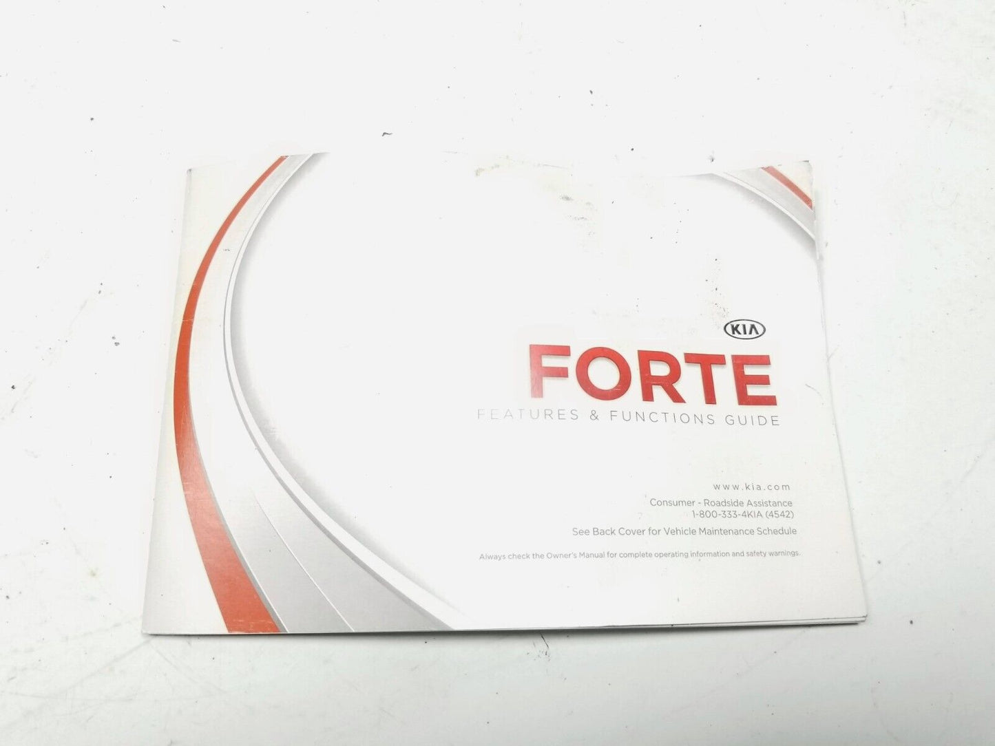 2014 Kia Forte Owner's Manual Book OEM 73k