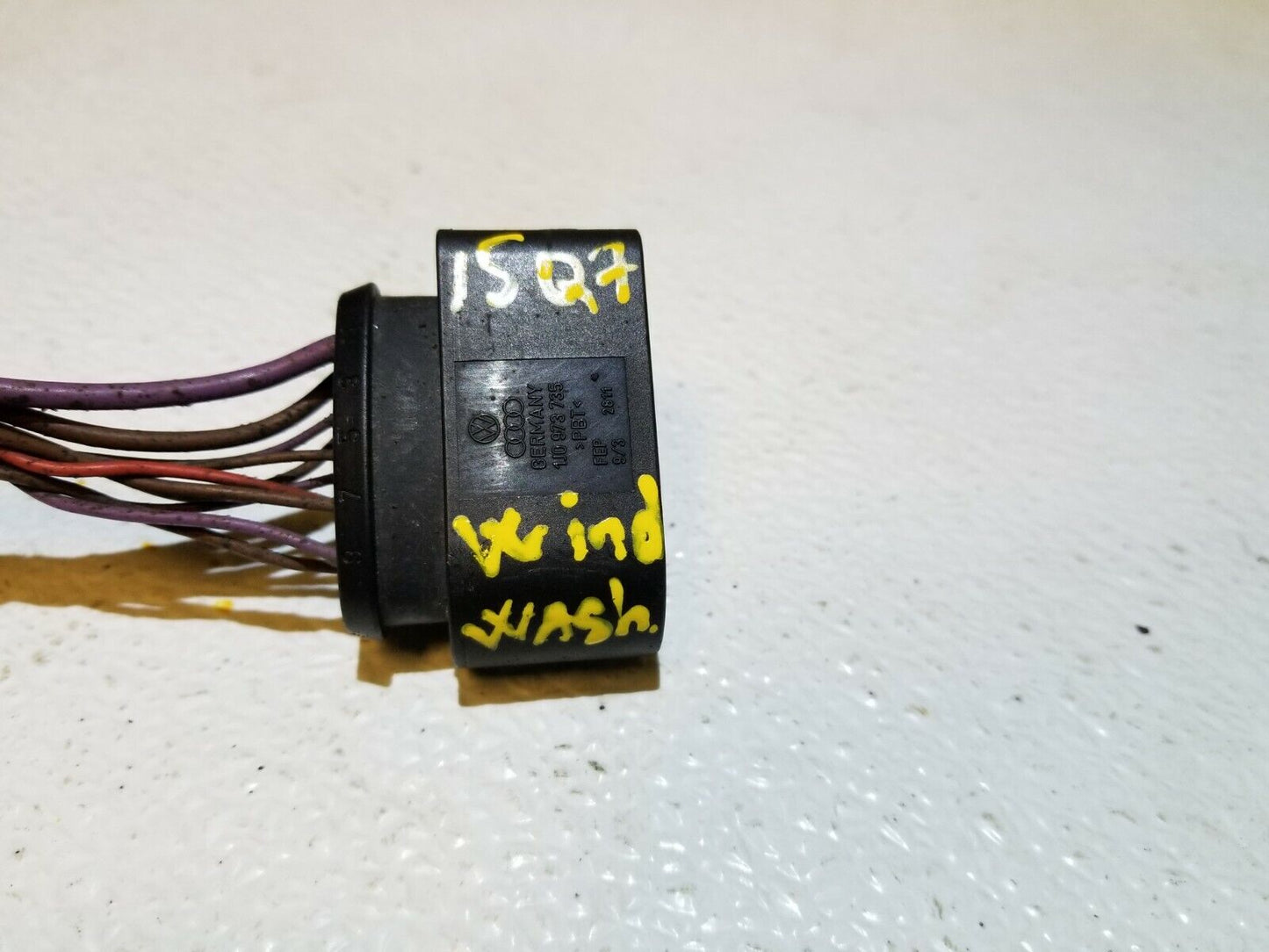 11 12 13 14 15  Audi Q7 Windshield Washer Nozzle Wire Harness OEM 87k Miles