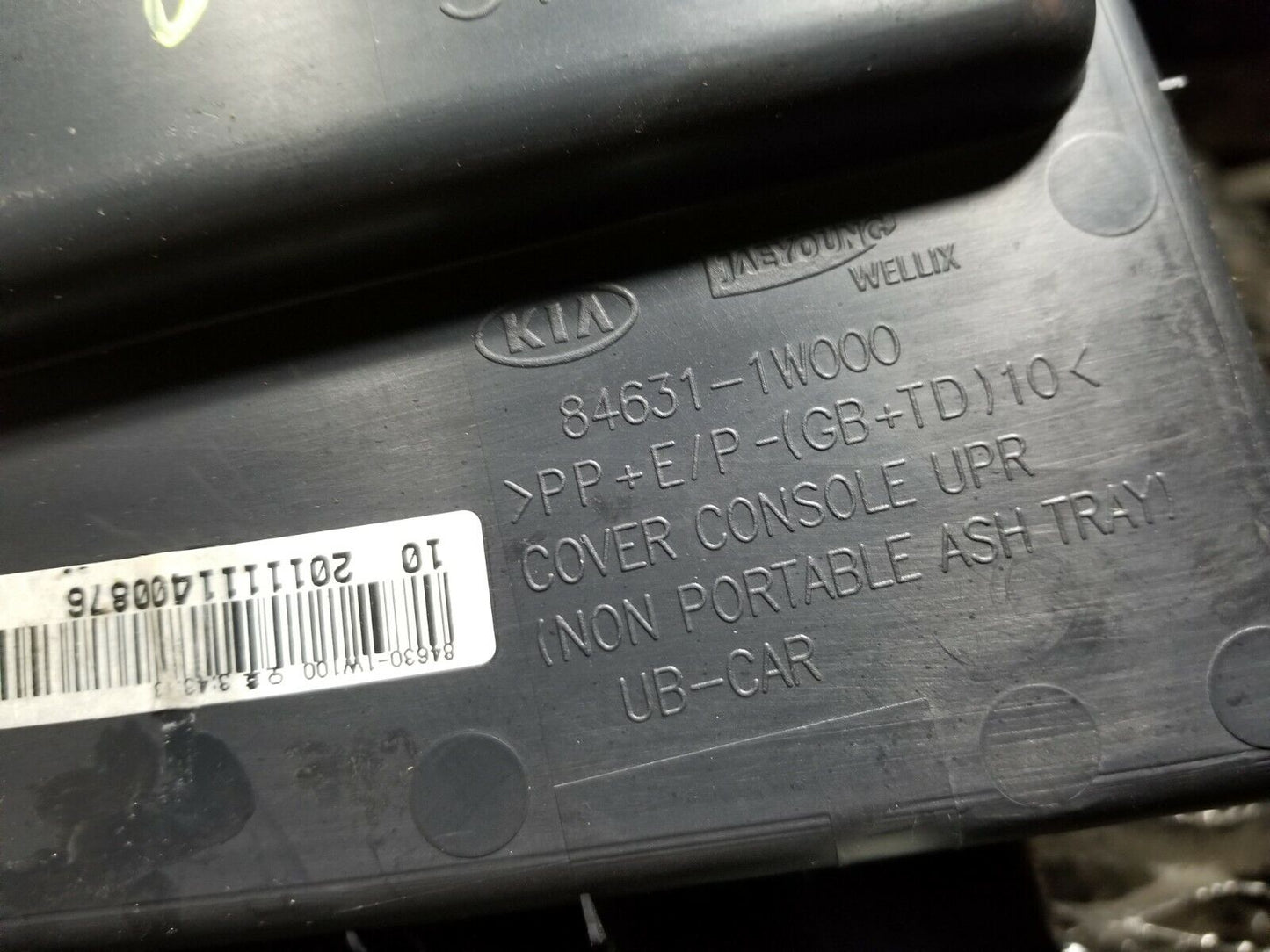 12 13 14 15 Kia Rio Center Console Upper Trim Panel OEM