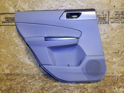 11 12 13 Subaru Forester Rear Door Trim Panel Left Driver Side OEM 33k