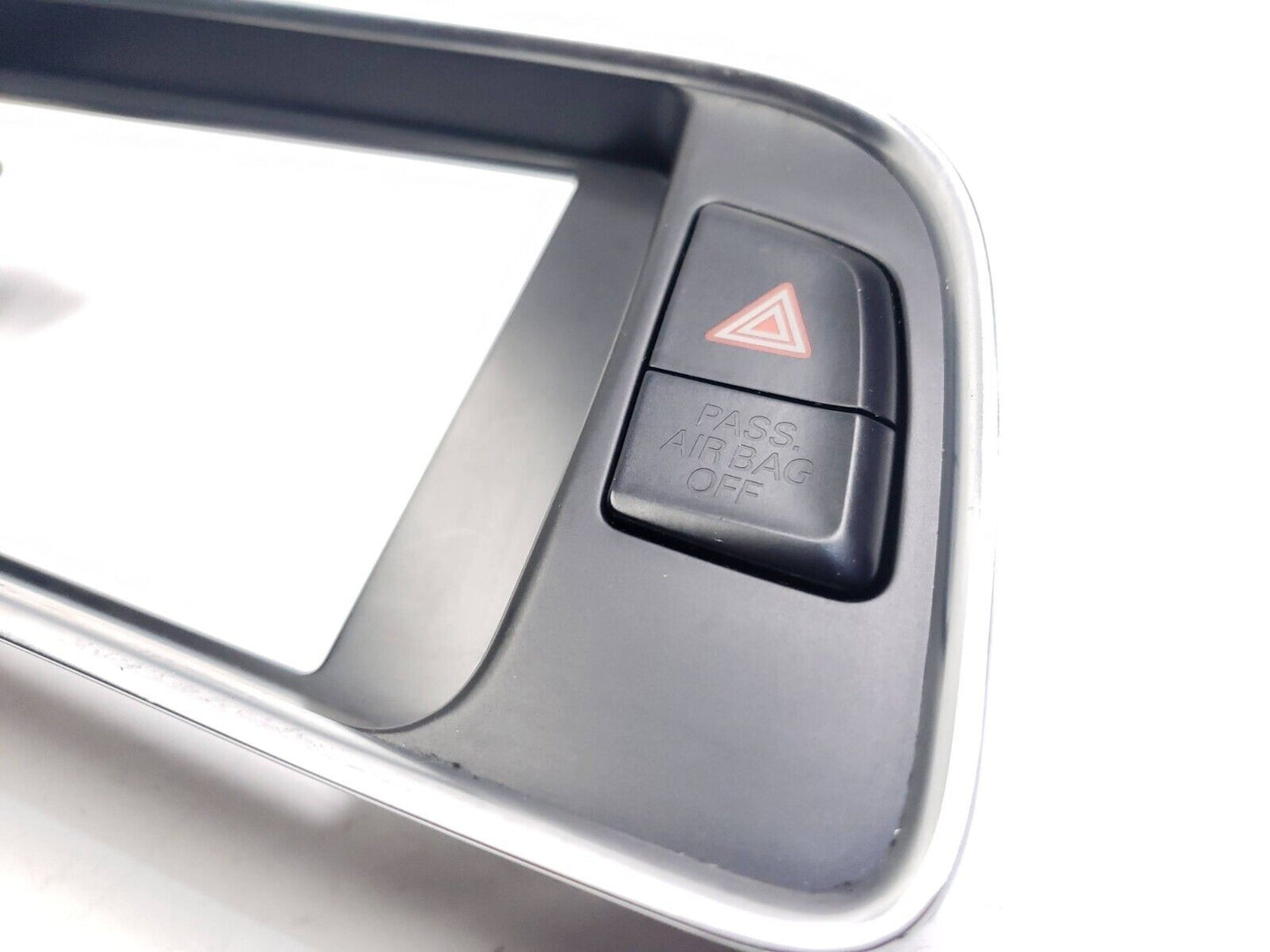 2009-2017 Audi Q5 Center Dash Display Surround Trim Bezel & Hazard Switch   OEM