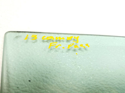 12 13 14 Toyota Camry Front Right Passenger Side Door Window Glass OEM 94k