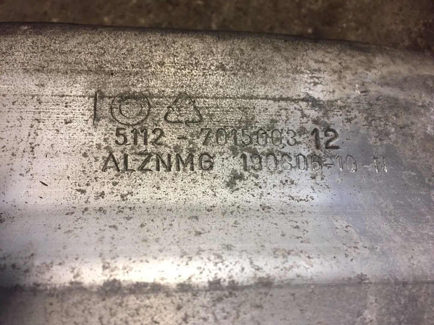 02 03 04 05 BMW 745i E65 E66 Rear Bumper Reinforcement OEM