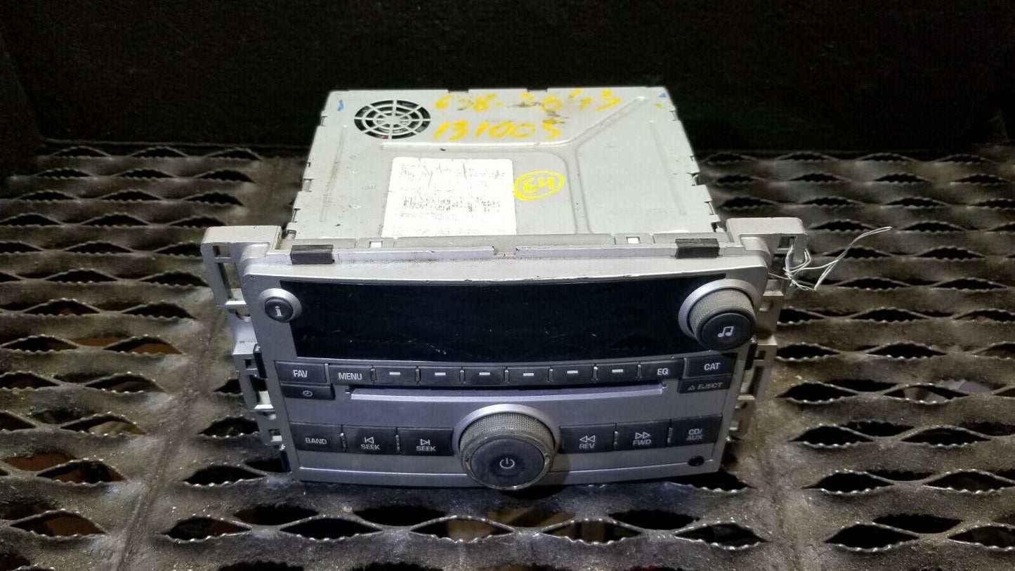 08 09 Chevrolet Malibu Radio 6 Disc Cd Player OEM #64
