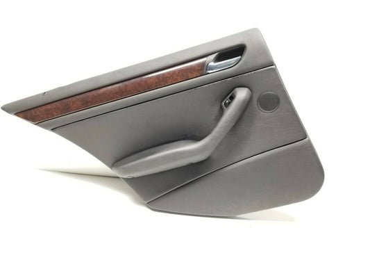 01 02 03 04 05 BMW E46 Sdn Rear Left Driver Door Trim Panel OEM 125k Mi