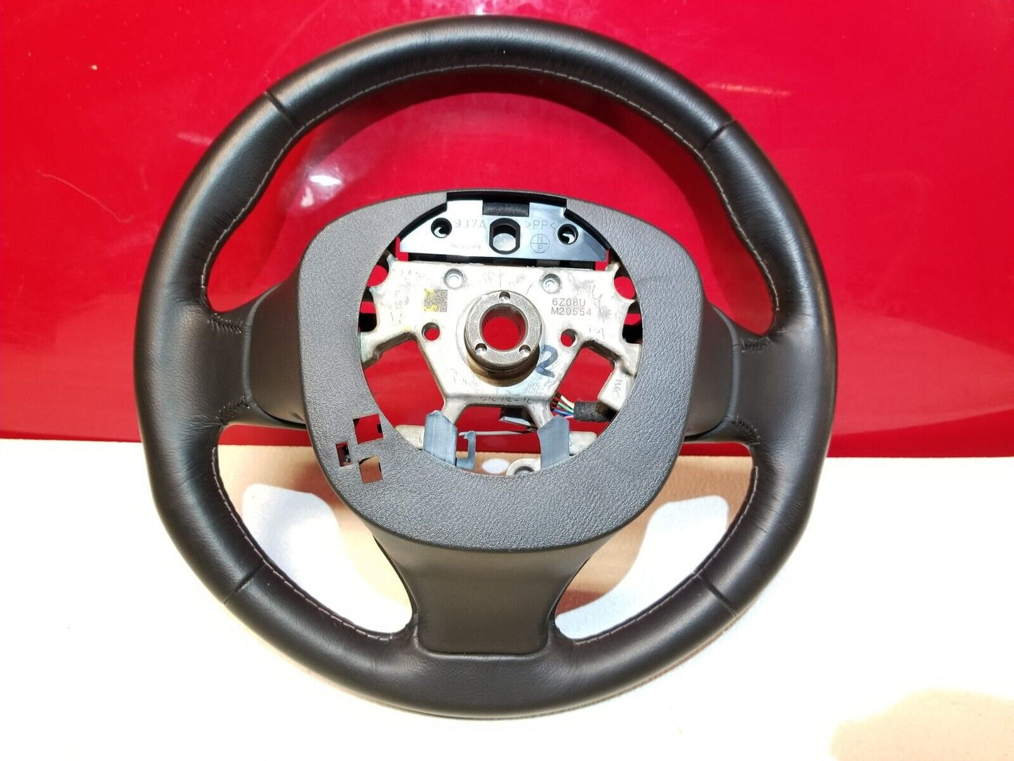16 17 Infiniti Q50 Steering Wheel W/ Controls Leather OEM