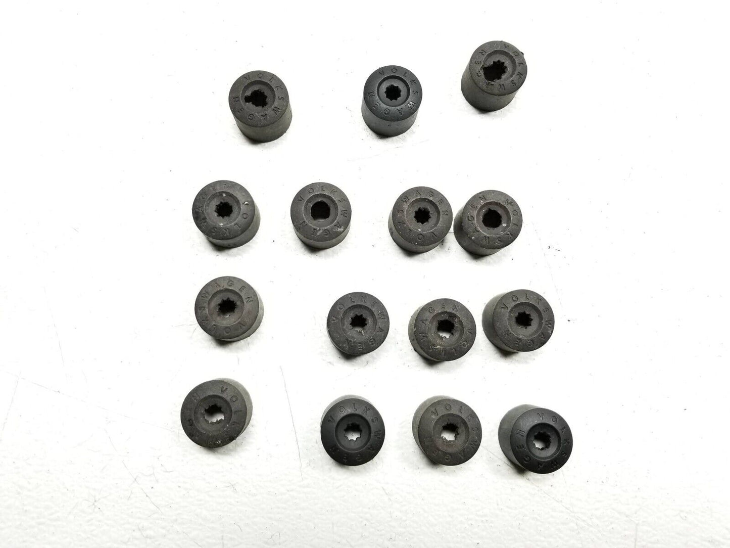 10 11 12 13 14 VW Golf GTI Wheel Lug Bolt Cap Cover 15pcs OEM