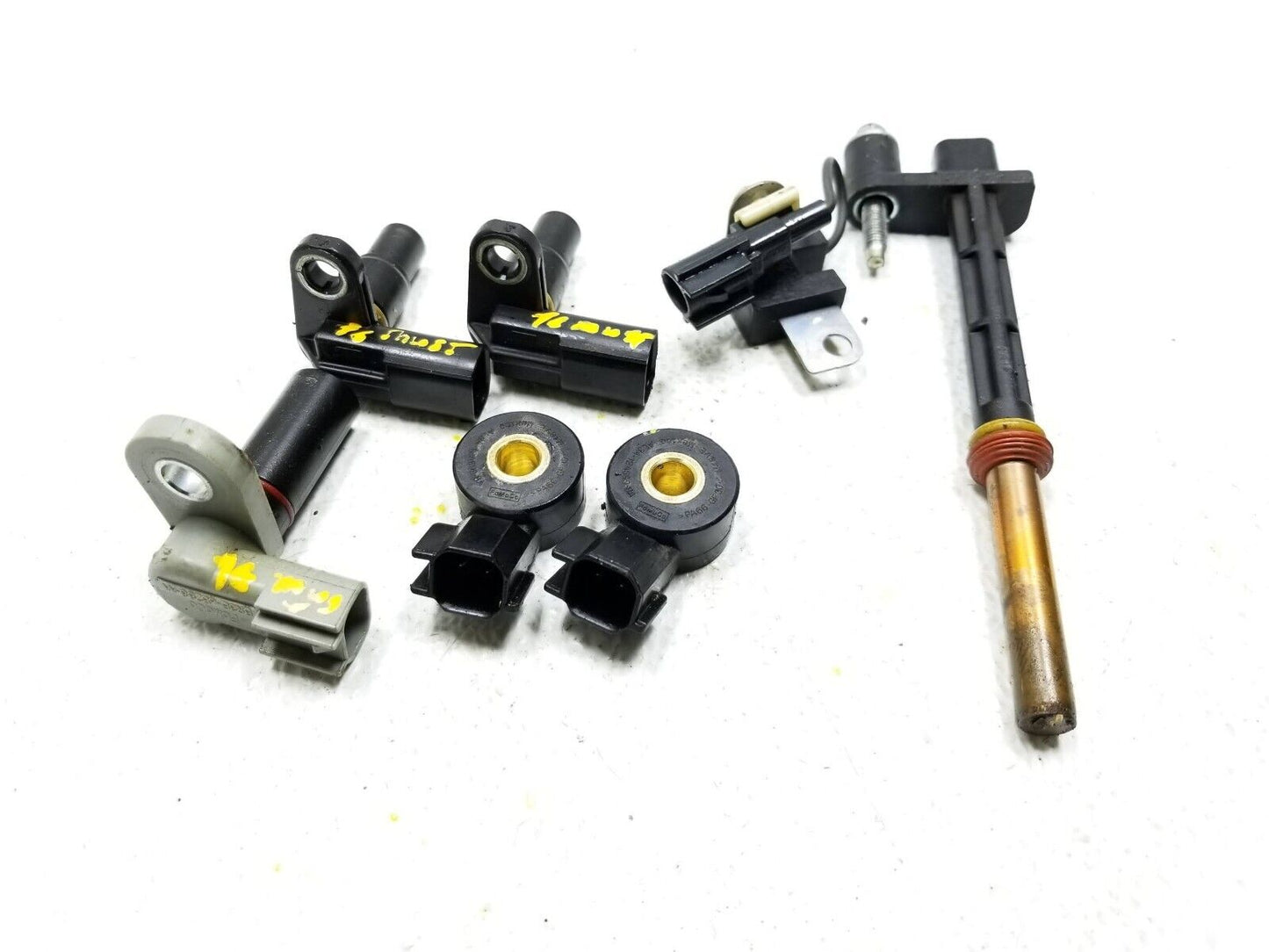 15-17 Ford Mustang Gt Engine Crankshaft Camshaft Sensor Pressure 7pcs OEM 5.0l