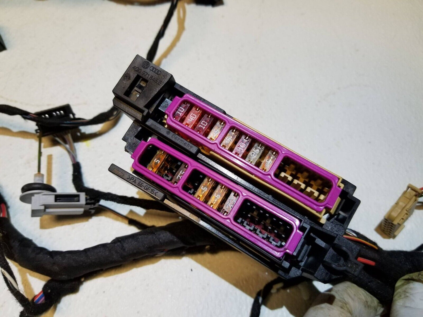 12 13 14 15 Audi A6 3.0t At Dashboard Dash Wire Wiring Harness OEM