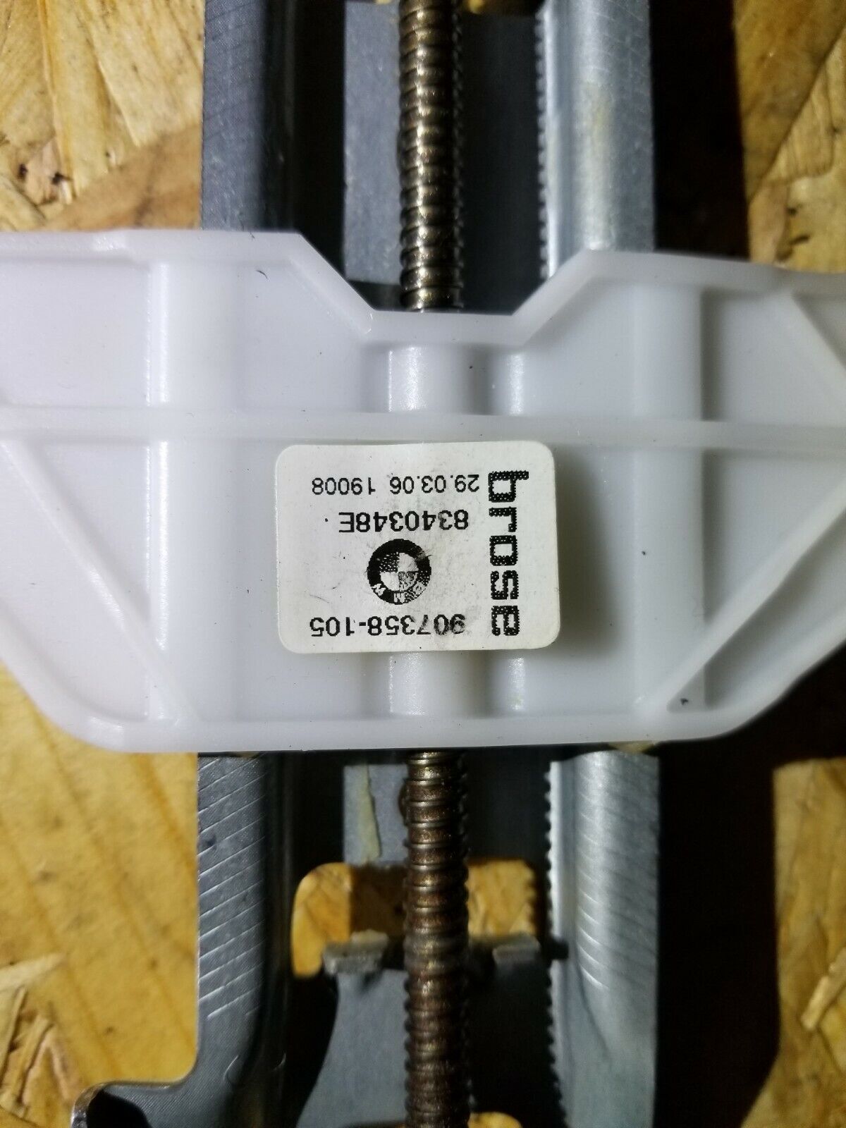 04 05 06 07 BMW 530xi E60 Front Seat Headrest Motor Driver Left OEM