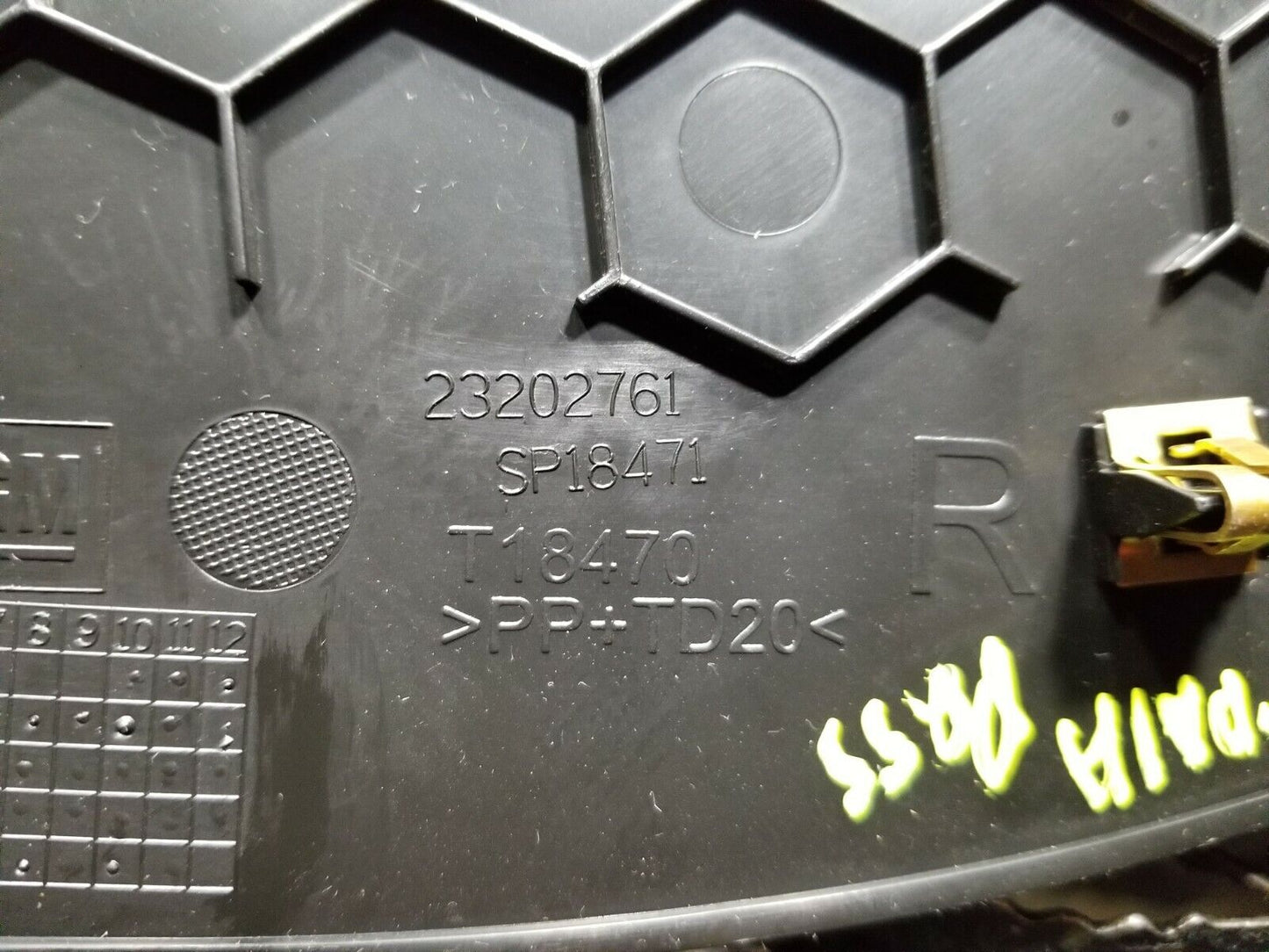 15 16 17 18 Chevrolet Impala Dash End Cap Cover Right Passenger Side OEM