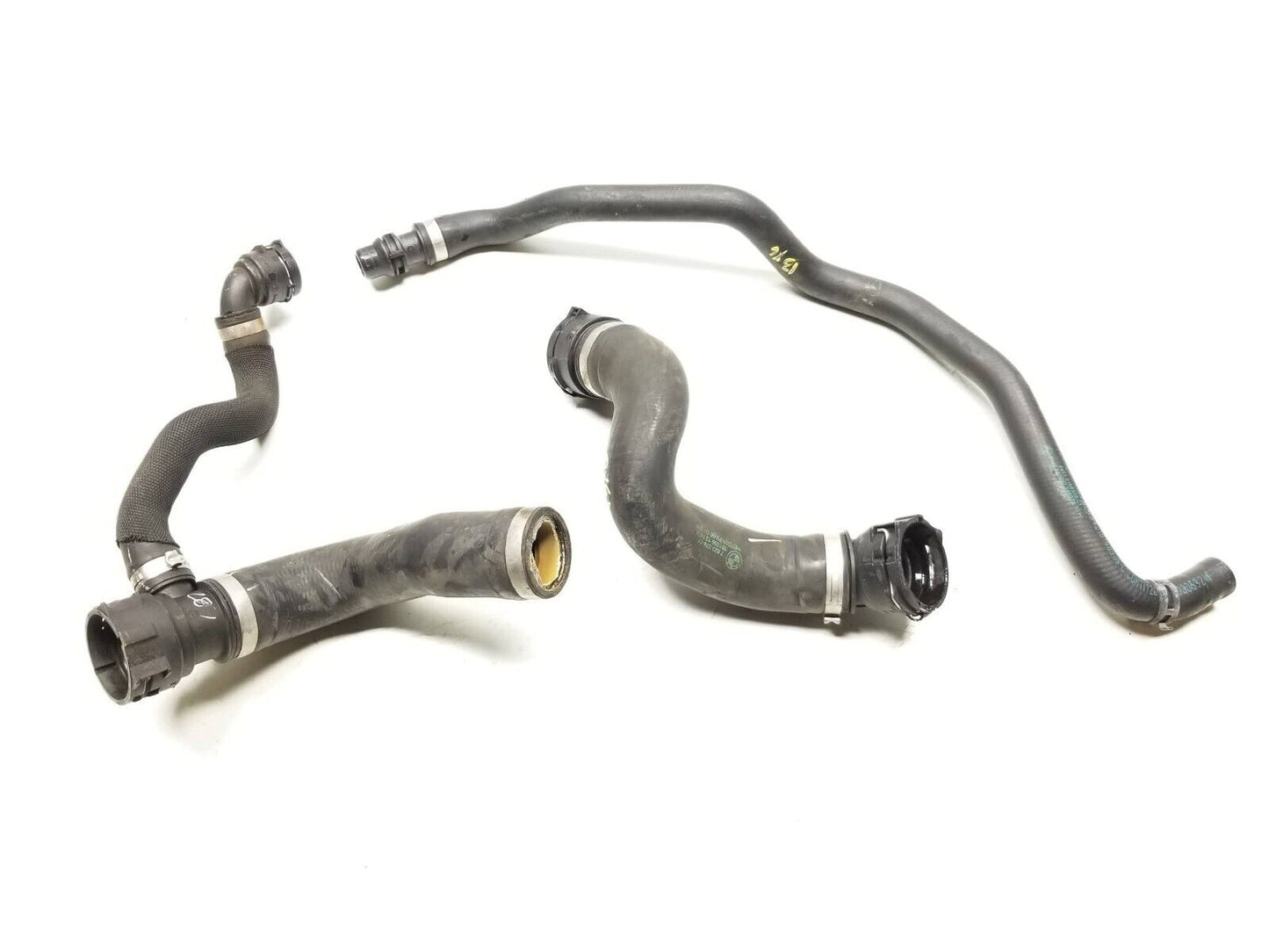 07 08 09 10 11 12 13 BMW X6 Radiator Heater Coolant Hose Line Pipe  3pcs OEM