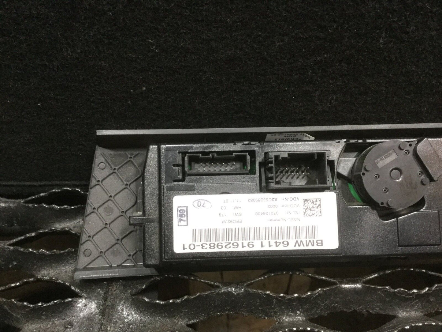 2007 2008 2009 BMW 335xi A/c Heater Climate Temperature Control OEM #38 101k