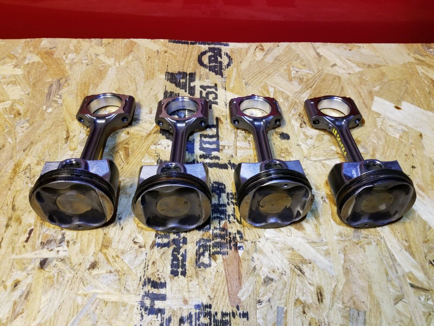 16 17 18 Nissan Sentra 1.8l Piston W/ Connecting Rod 4pcs Std: Size OEM 8k Miles