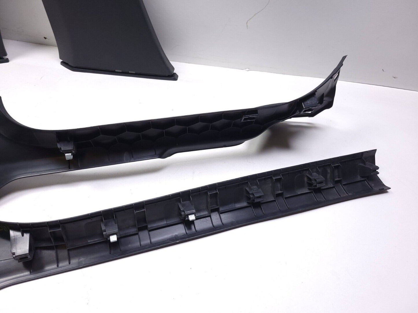 12-19 Volkswagen Passat Left & Right B Pillar Trim Cover & Scuff Plate 4pcs OEM