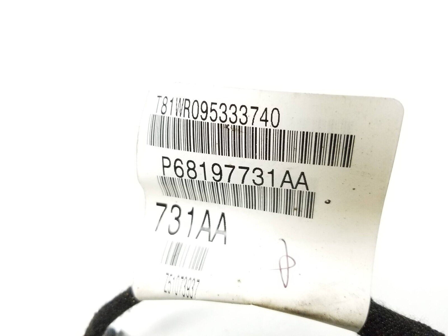 13 14 15 16 Dodge Dart Rear Right Pass Door Wire Harness OEM 52k Miles