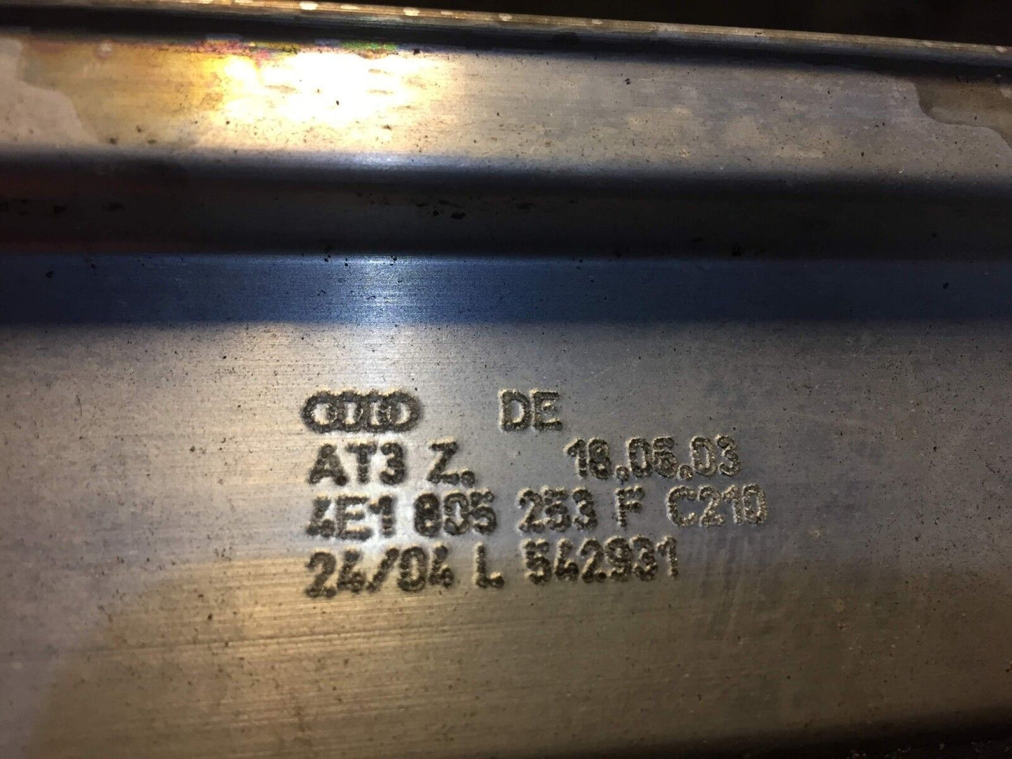 04 05 06 07 08 Audi A8 4.2 Strut Tower Brace Cross Member Bracket OEM