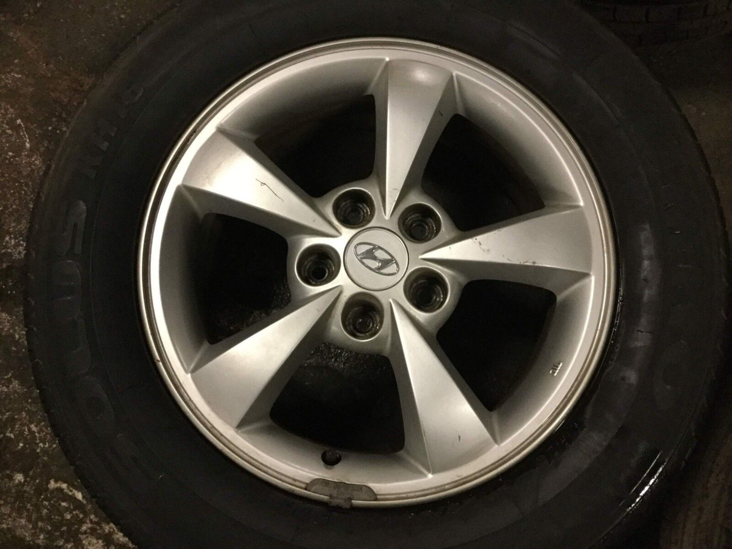 06 07 08 09 10 11 Hyundai Azera Alloy Wheel Rim & Tire 225/60 R16 4pcs OEM A8