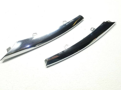 10 11 12 13 Jaguar XJ Front Bumper Lower Grille Chrome Trim Left & Right OEM