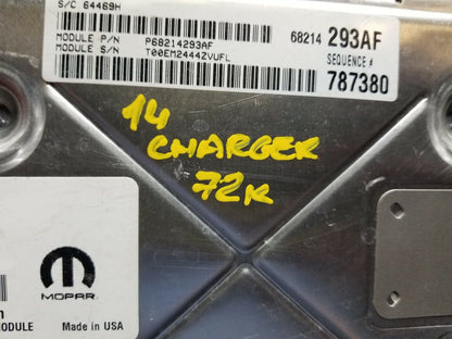 11 12 13 14 Dodge Charger Computer Brain Engine Control Ecu Ecm Ebx Modu OEM 72k