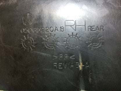 05 06 07 Dodge Magnum Rear Right Pass Fender Liner Splash Guard OEM