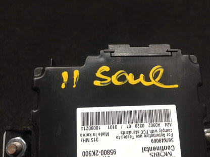 2010 2011 Kia Soul 2.0l Tire Pressure Computer Control Module Tpms OEM A1 57k