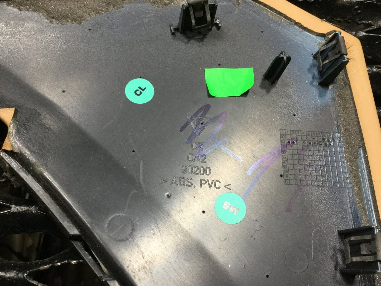 03 04 05 06 07 08 09 Porsche Cayenne Left Dr Dash End Cap Cover 7l5858111c OEM