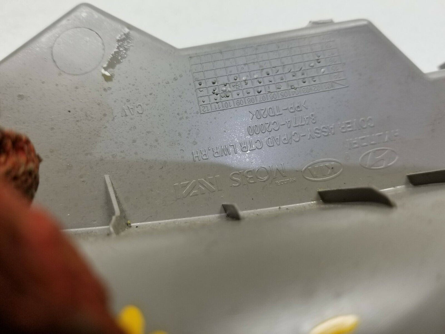 15 16 17 Hyundai Sonata Right Pass Lower Dash Trim Cover Panel OEM