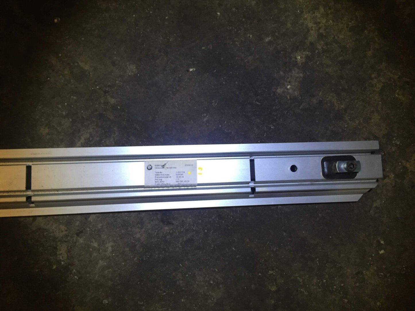 04 05 06 07 08 09 10 BMW X3 E83 Rear Cargo Tie Down Frame Rail Left OEM D34