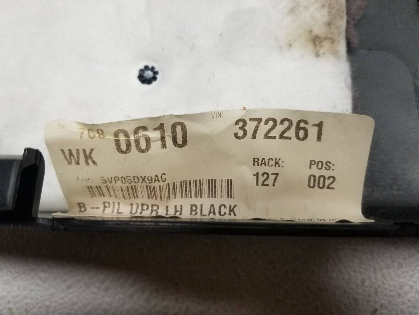 16 17 18 19 20 Dodge Durango Upper B Pillar Trim Cover Left Driver Side OEM