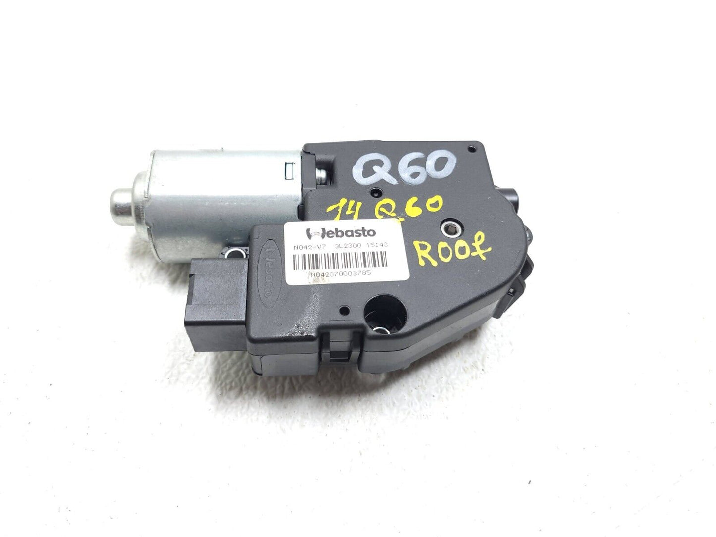 2014 2015 Infiniti Q60 Coupe Sunroof Motor OEM