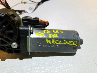 13 14 15  Audi Q7 Front Left Driver Seat Recliner Motor OEM 87k Miles