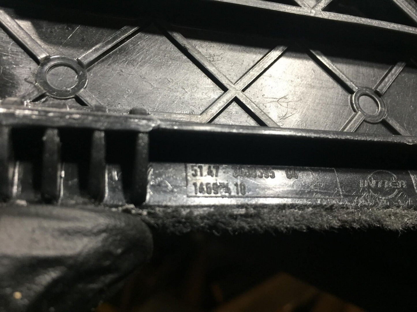 04 - 09 BMW X3 E83 Trunk Cargo Floor Storage Compartment Tray Lid Cover OEM D34