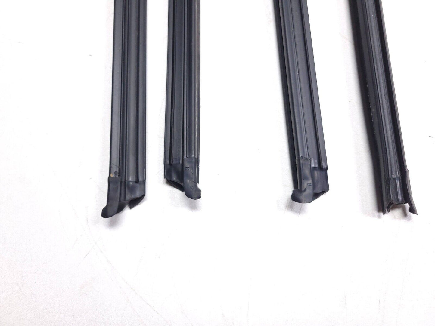 12-19 Volkswagen Passat B7 Door Window Inner Weatherstrip Seal 4pcs OEM