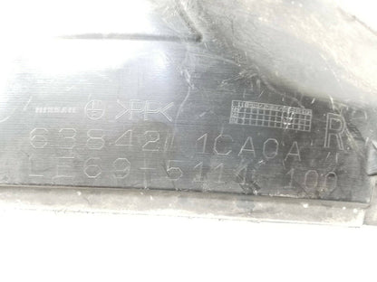 09 10 11 12 Infiniti Fx35 Front Right Pass Fender Liner Spalsh Guard OEM