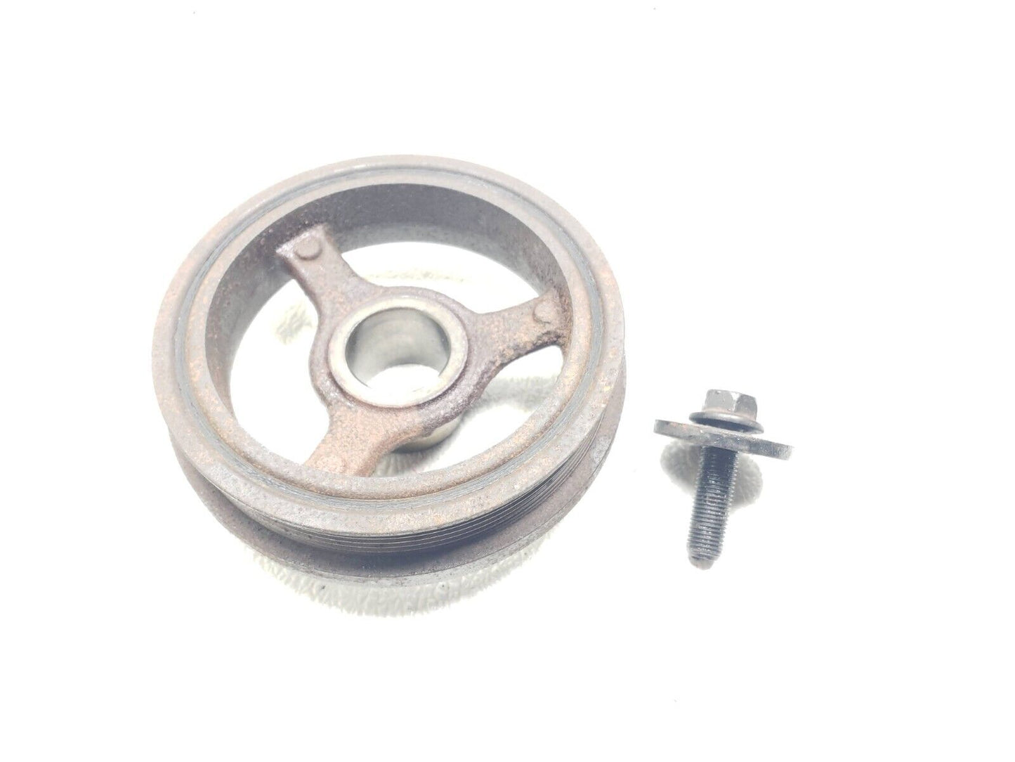 07 08 09 10 11 12 13 Chevy Impala 3.6l Crankshaft Pulley W/ Bolt OEM 84k Miles