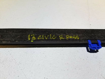 13 14 15 Honda Civic Sdn Rear Right Pass Door Window Belt Seal Molding OEM 89k