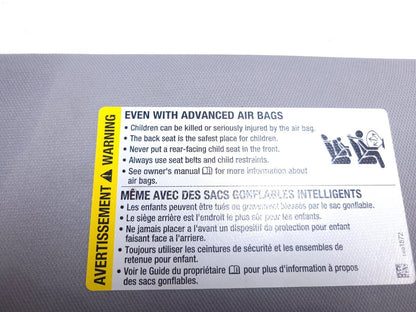 18 19 20 21 Chevrolet Equinox Sun Visor Right Passenger Side OEM