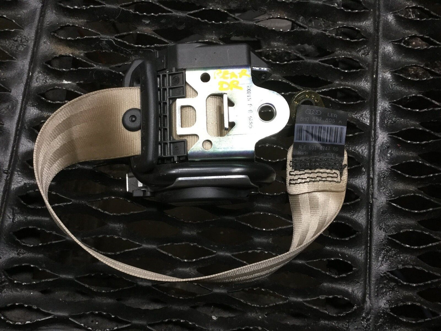 03 04 05 06 Audi A4 B6 Rear Left Seat Belt Retractor OEM