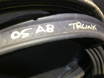 04 05 06 07 08 09 Audi A8 A8l D3 Rear Trunk Lid Weatherstrip Seal OEM