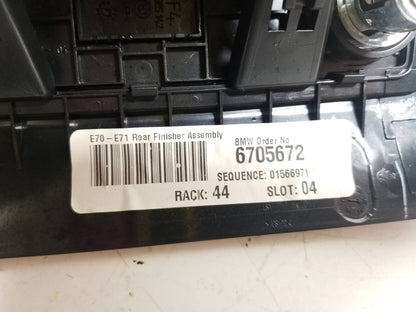 07 08 09 10 11 12 13 BMW X6 Rear Console Trim Climate Control Switch Panel OEM