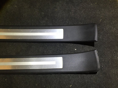 05 06 07 08 Audi A4 Front Right & Left Side Door Sill Plate 2pcs OEM