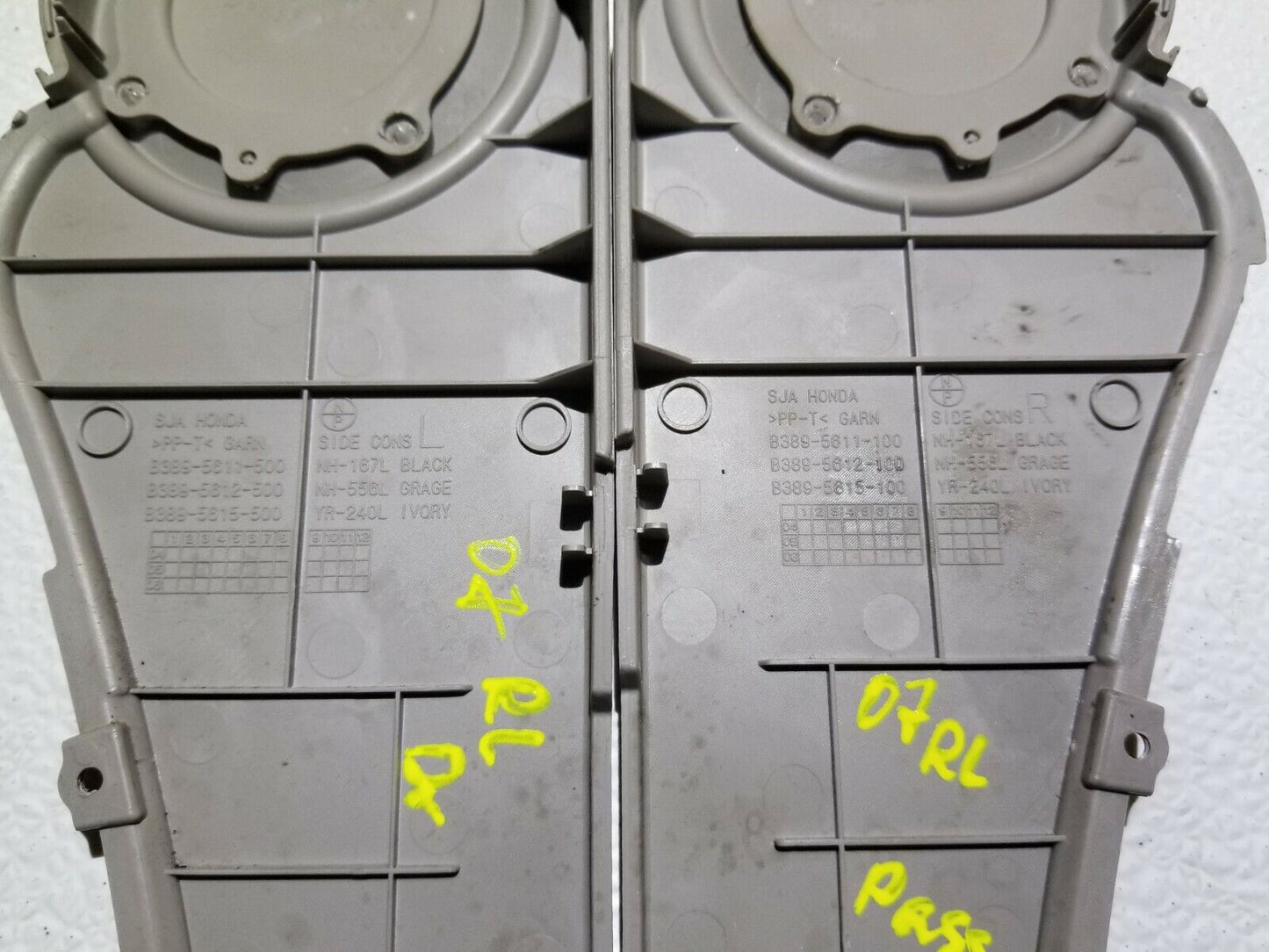 05 06 07 08 Acura Rl Center Console Side Trim Left & Right Pair OEM