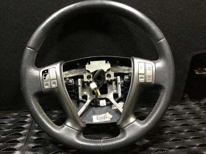 07 08 09 10 11 12 Hyundai Veracruz Steering Wheel Black Leather OEM
