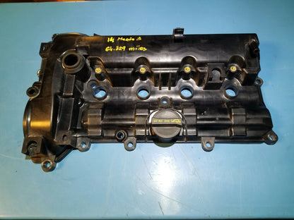 2014 2015 2016 Mazda 3 2.0l Engine Valve Cover OEM