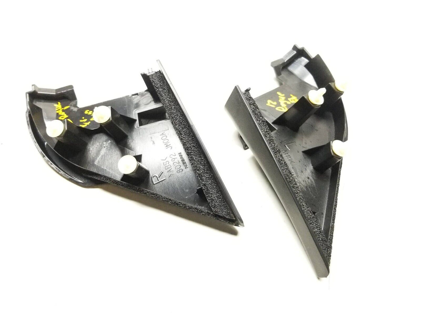 12 13 14 15 Nissan Rogue Interior Mirror Cover Trim Left & Right 2pcs OEM