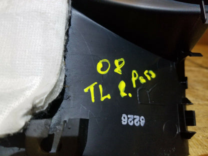 04 05 06 07 08 Acura Tl-s Rear Right Pass Side C Pillar Lower Trim Panel OEM